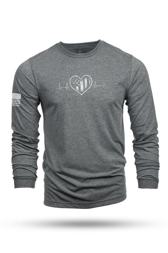 Patriot's Heart Monitor - Long - Sleeve Shirt