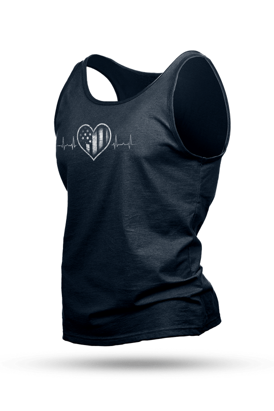 Patriot's Heart Monitor - Men's Tank Top