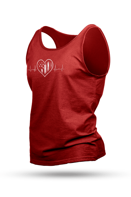 Patriot's Heart Monitor - Men's Tank Top