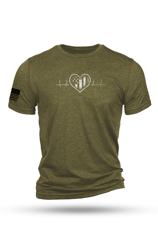 Patriot's Heart Monitor - T-Shirt