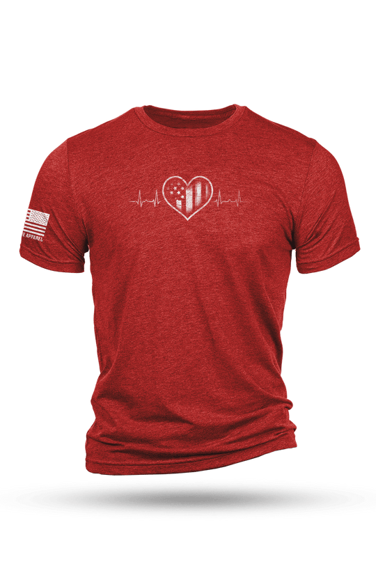 Patriot's Heart Monitor - T-Shirt