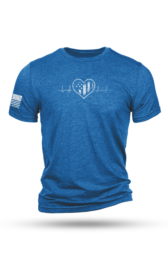 Patriot's Heart Monitor - T-Shirt