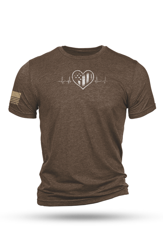 Patriot's Heart Monitor - T-Shirt