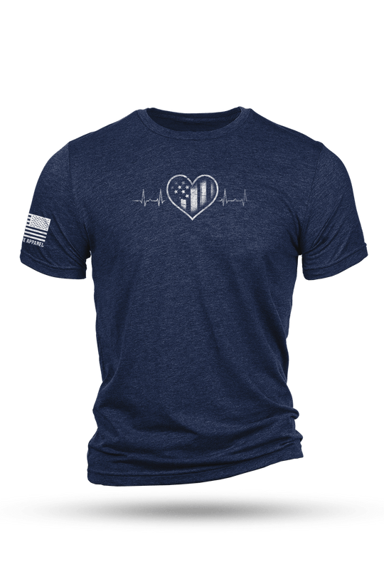 Patriot's Heart Monitor - T-Shirt