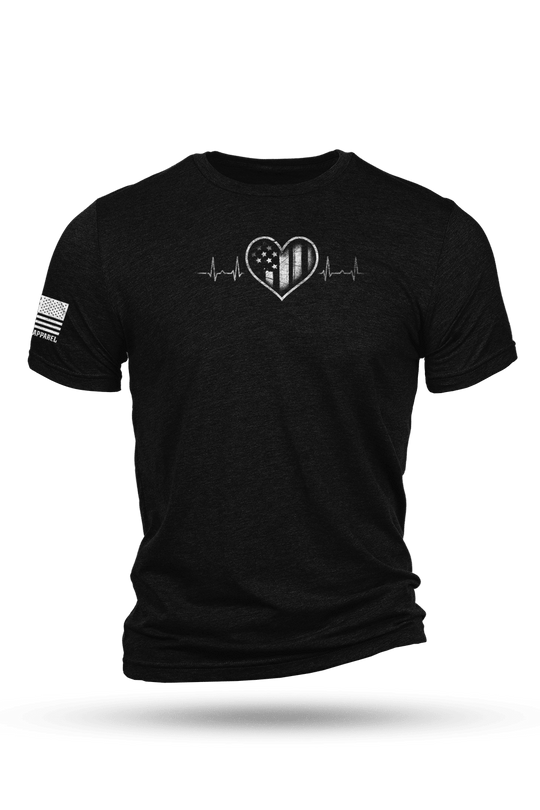 Patriot's Heart Monitor - T-Shirt