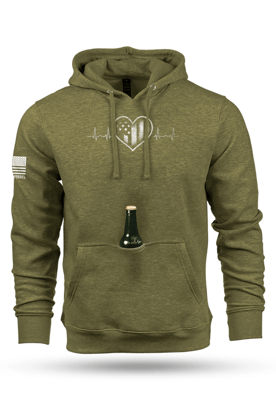 Patriot's Heart Monitor - Tailgater Hoodie