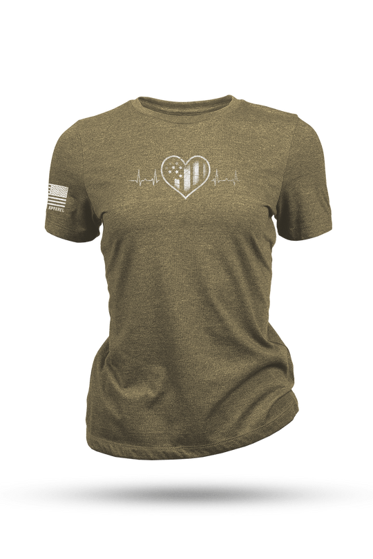 Patriot's Heart Monitor - Women's T-Shirt