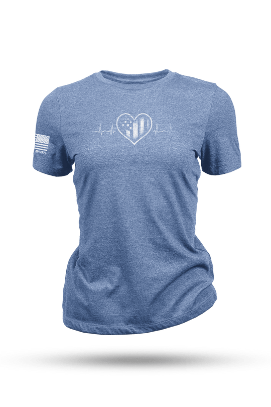 Patriot's Heart Monitor - Women's T-Shirt