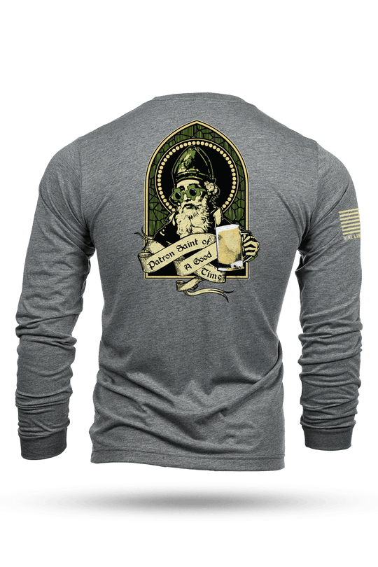 Patron Saint of A Good Time - Long - Sleeve Shirt