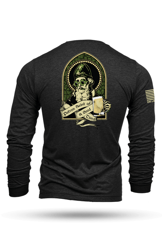Patron Saint of A Good Time - Long - Sleeve Shirt