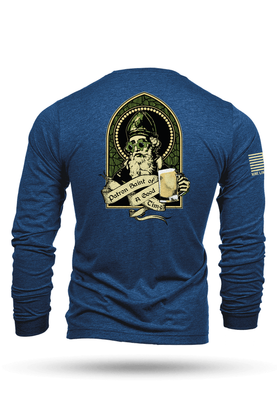Patron Saint of A Good Time - Long - Sleeve Shirt