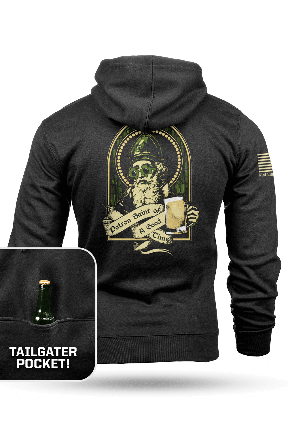 Patron Saint of A Good Time - Tailgater Hoodie