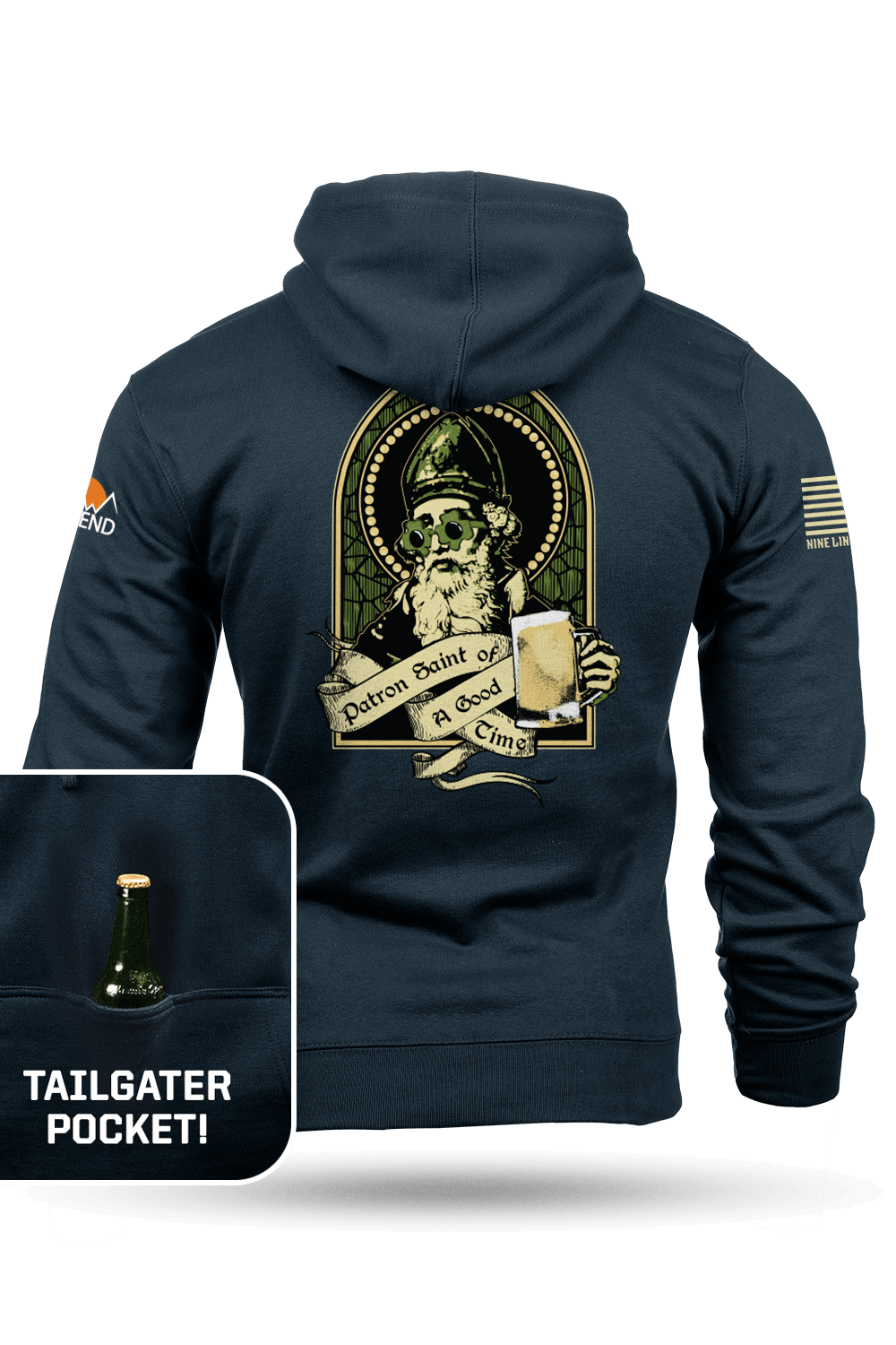 Patron Saint of A Good Time - Tailgater Hoodie