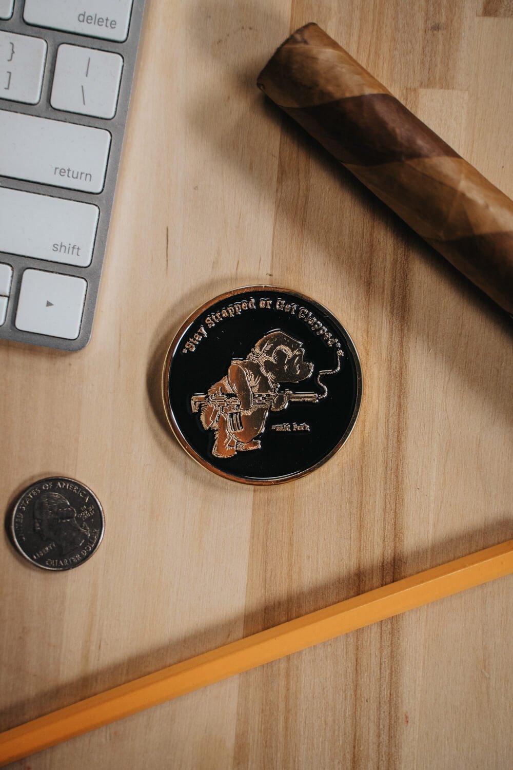Pooh Bear Challenge Coin