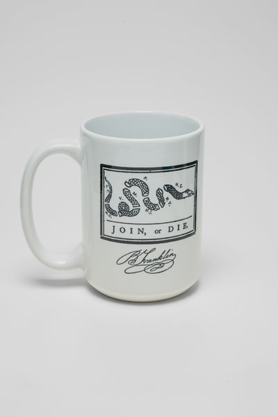 Join or Die Ceramic Mug