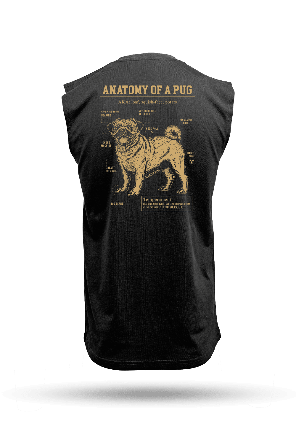 Pug Schematic - Men's Muscle Tank Top