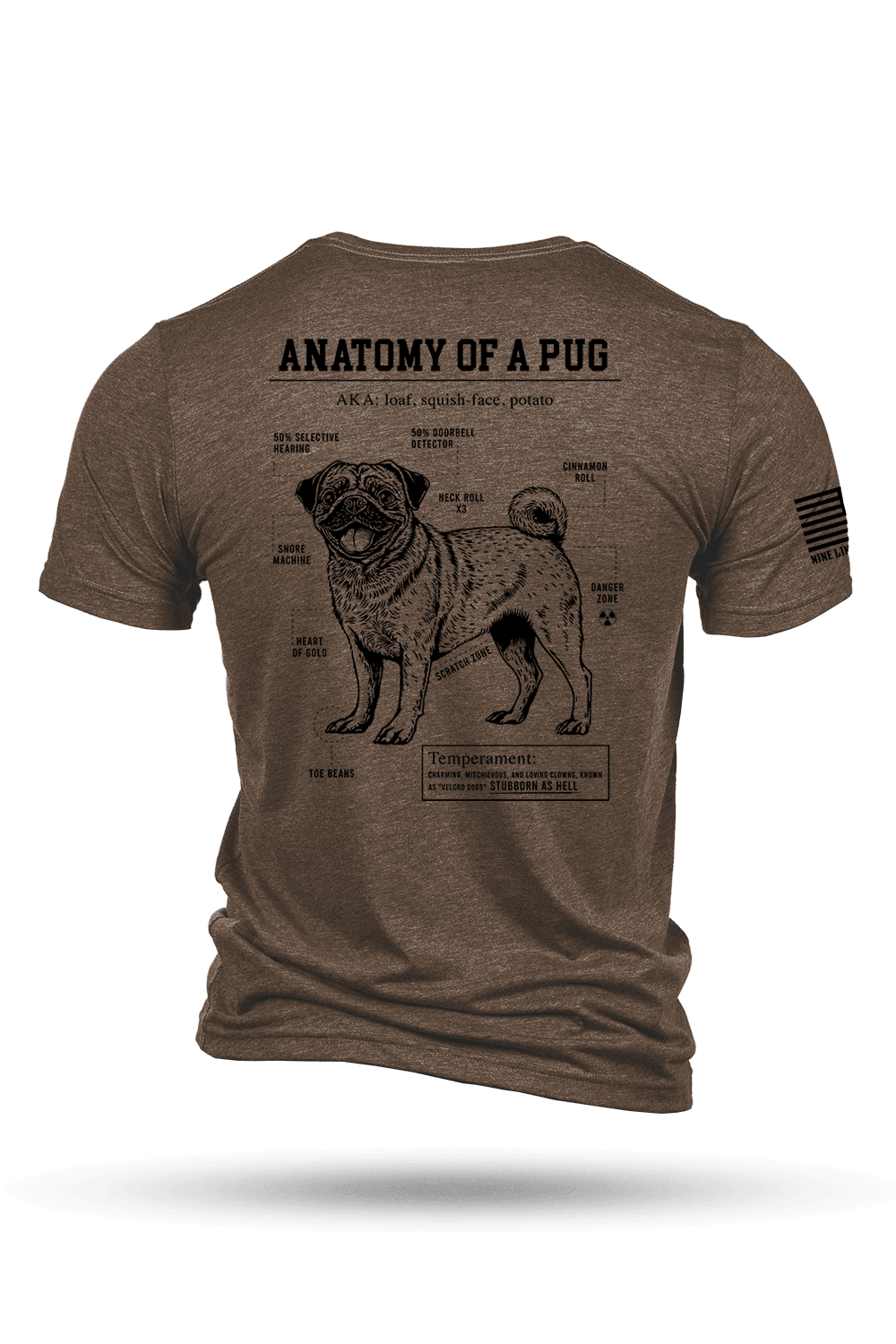 Pug Schematic - T-Shirt