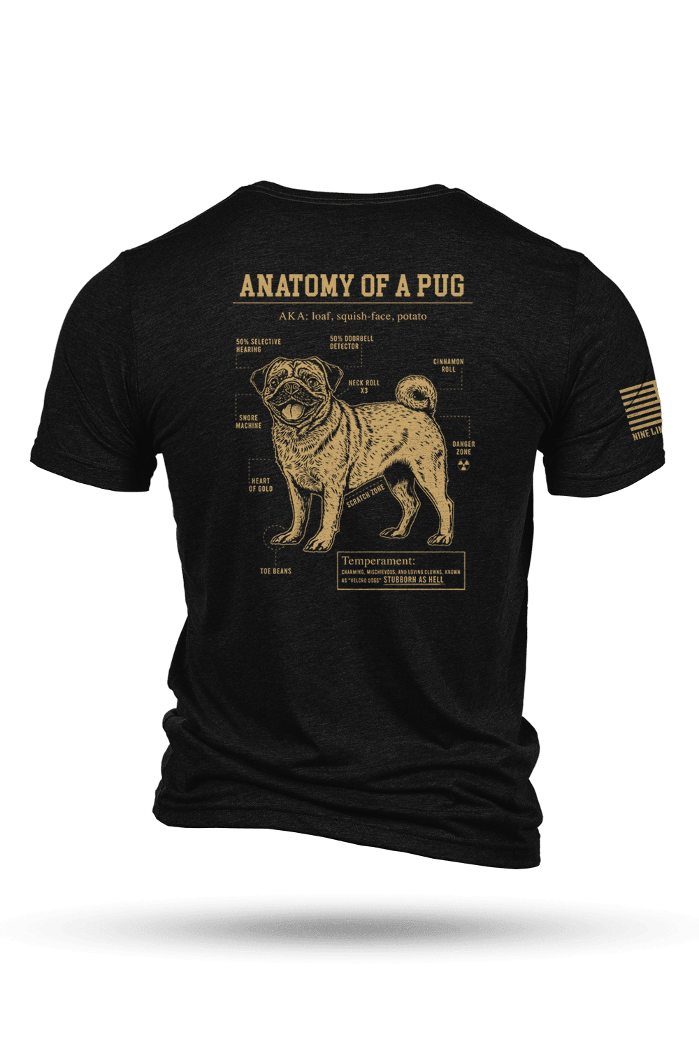 Pug Schematic - T-Shirt