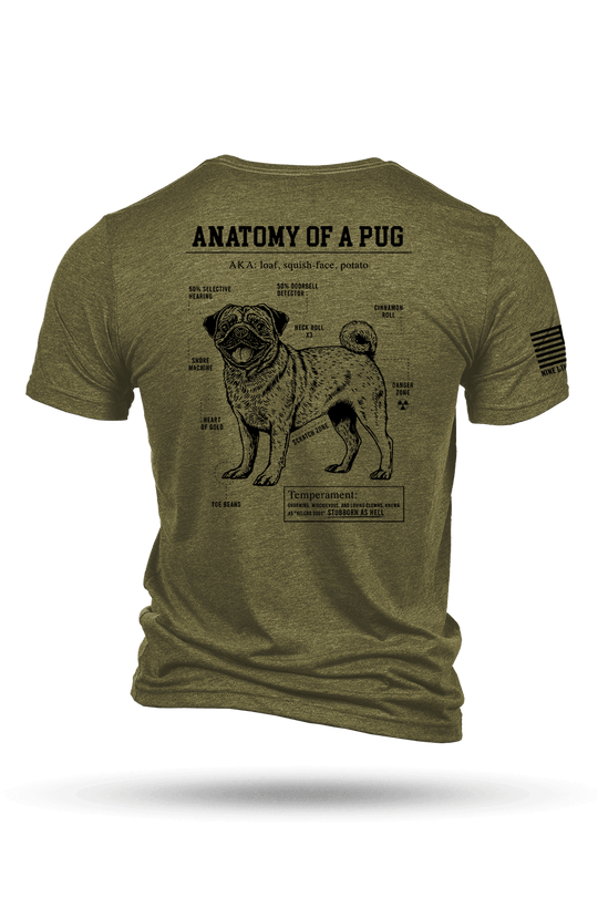 Pug Schematic - T-Shirt