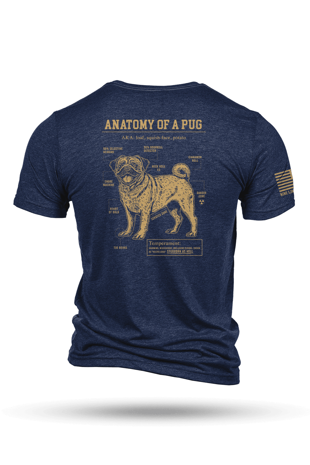 Pug Schematic - T-Shirt