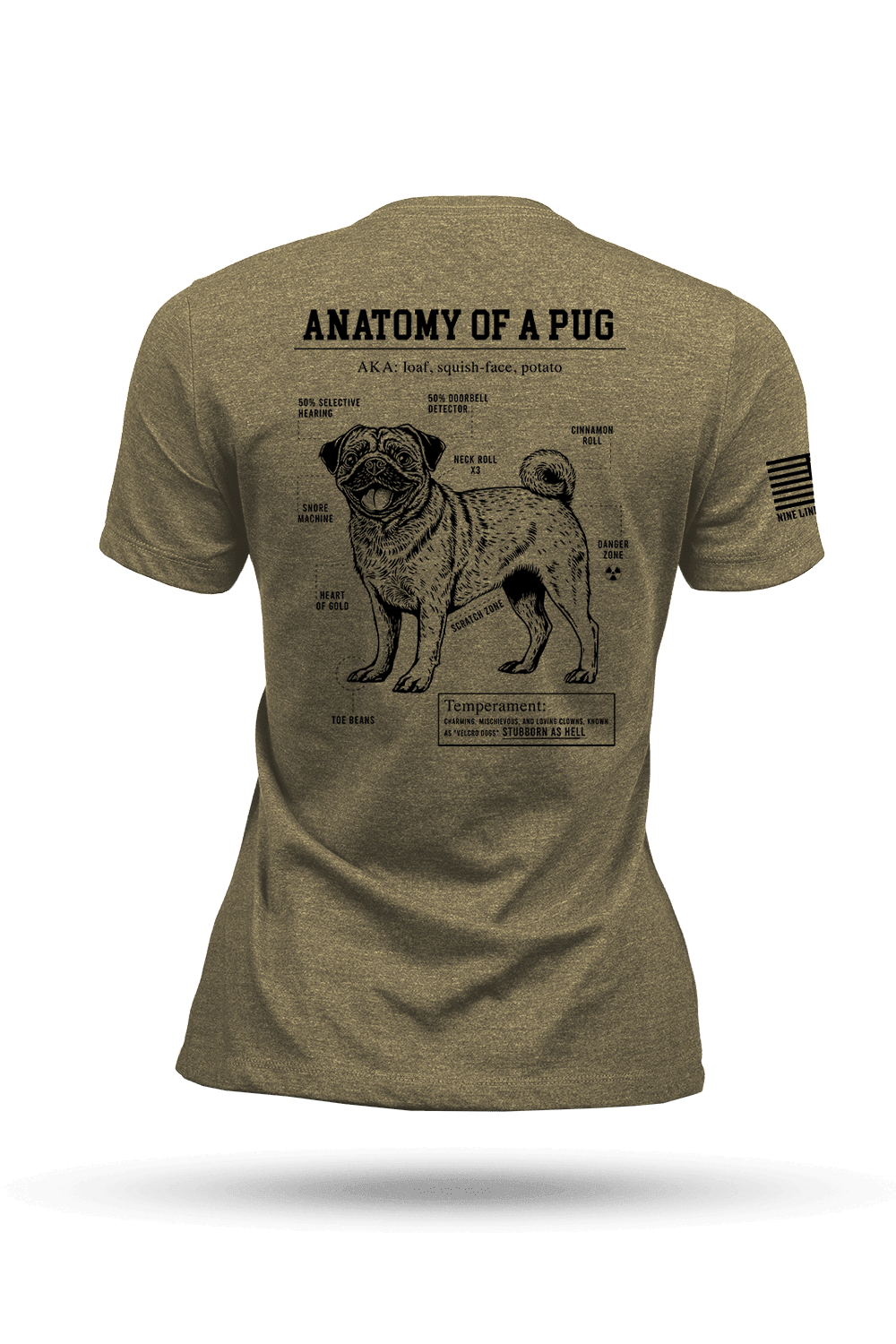 Pug Schematic - Women's T-Shirt