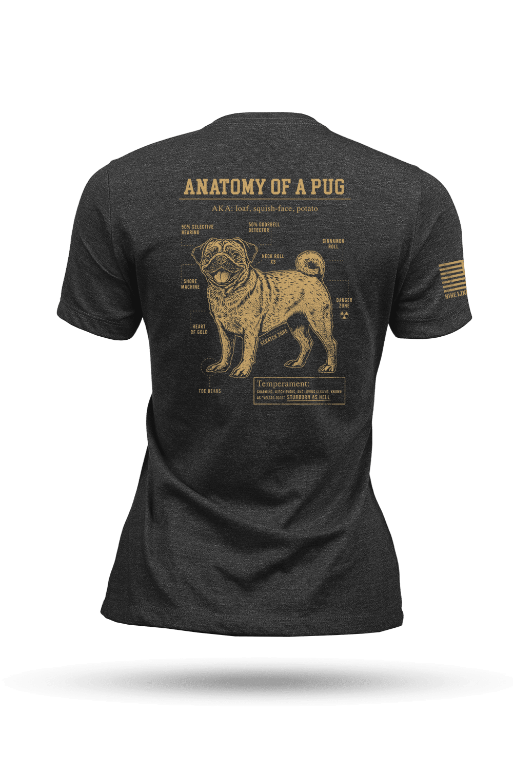 Pug Schematic - Women's T-Shirt