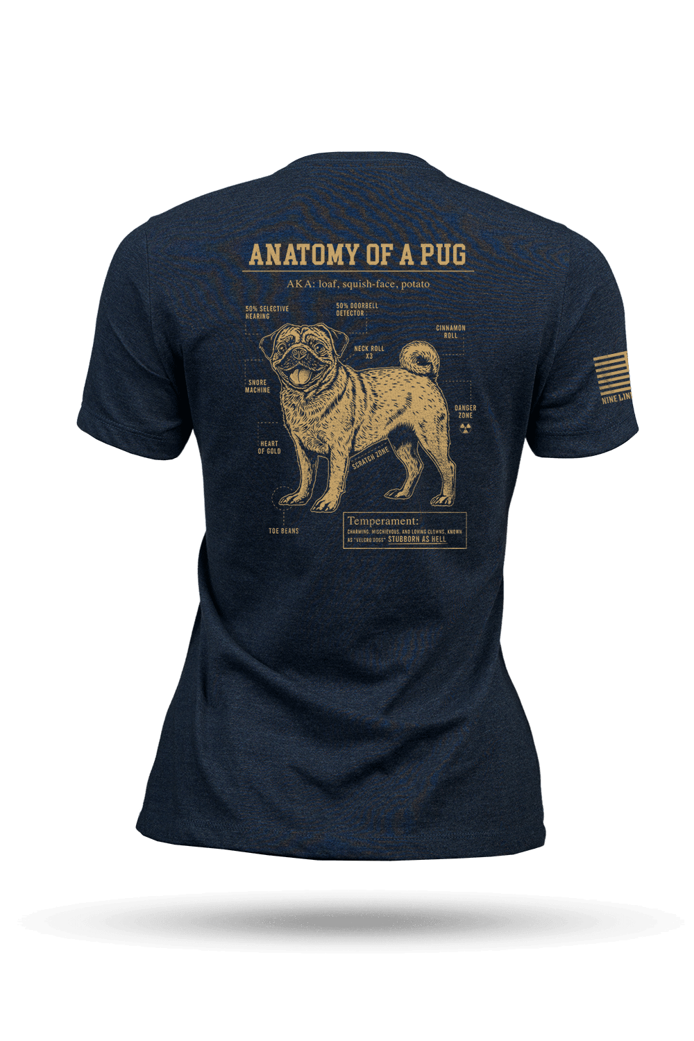 Pug Schematic - Women's T-Shirt