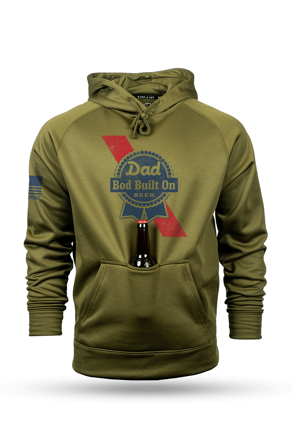 Raglan Tailgater Hoodie - DAD BOD FATHERS DAY