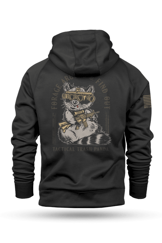 Raglan Tailgater Hoodie - Tactical Trash Panda