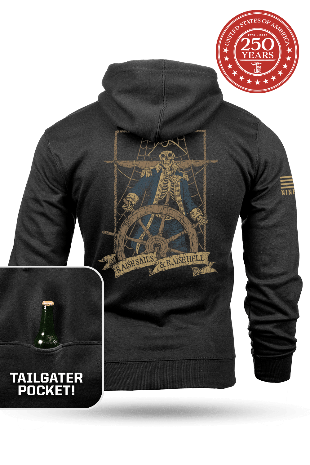 Raise Sails & Raise Hell - Tailgater Hoodie