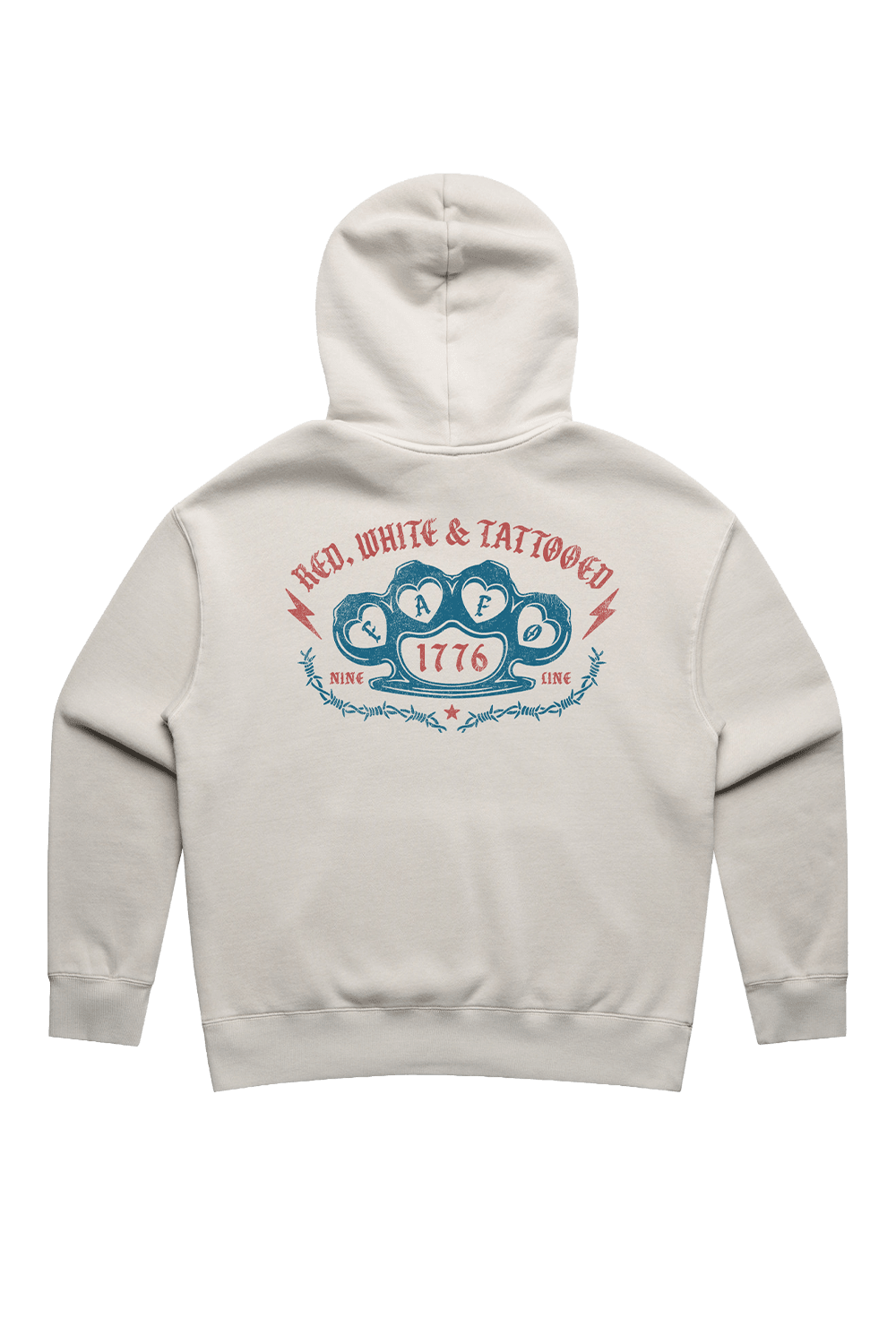 Red, White and Tattooed - Women's Relaxed Fit Hoodie