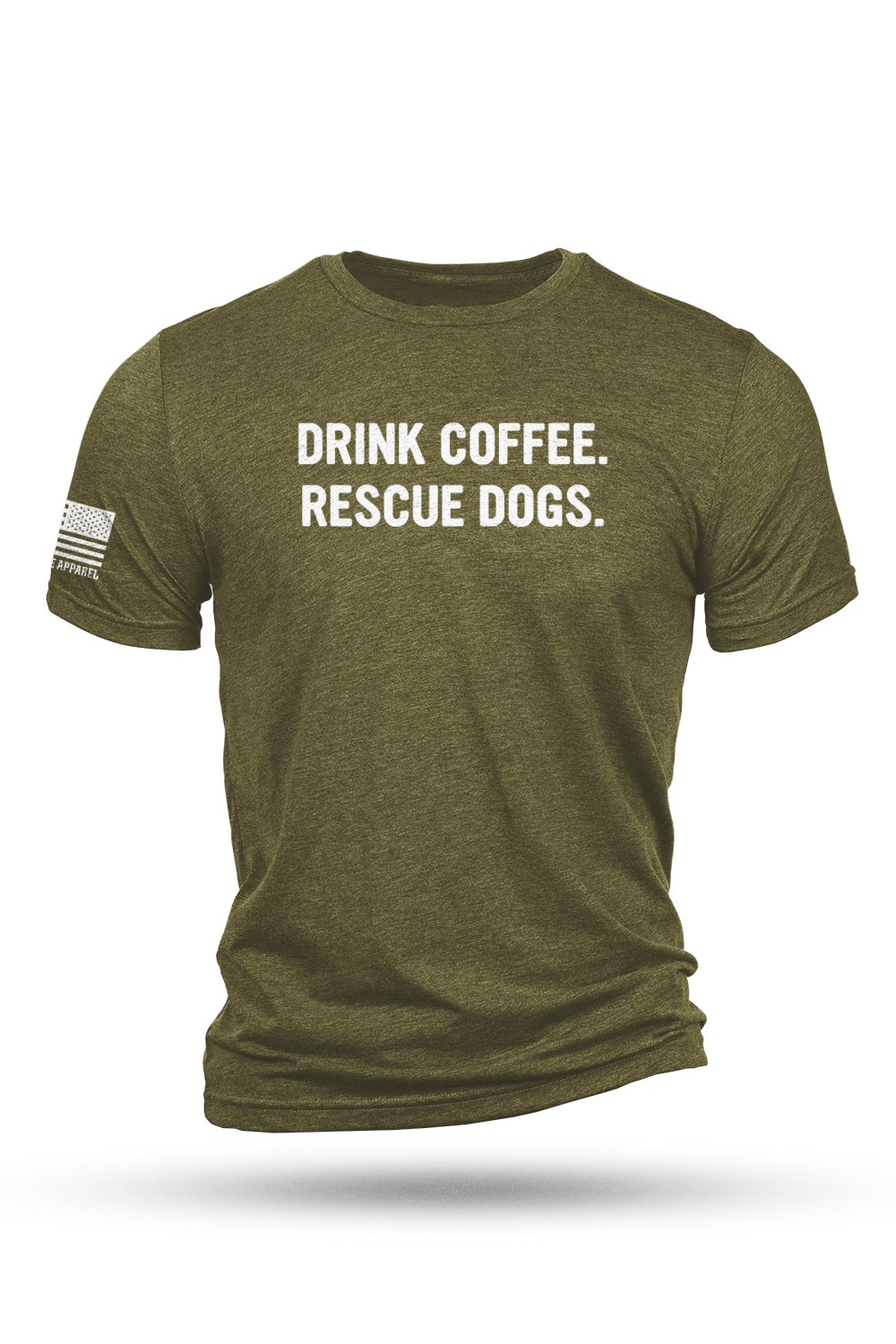 REX - Drink Coffee Rescue Dogs - T-Shirt
