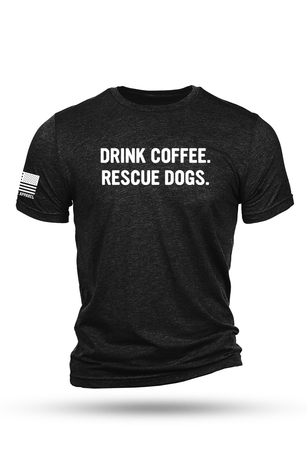 REX - Drink Coffee Rescue Dogs - T-Shirt