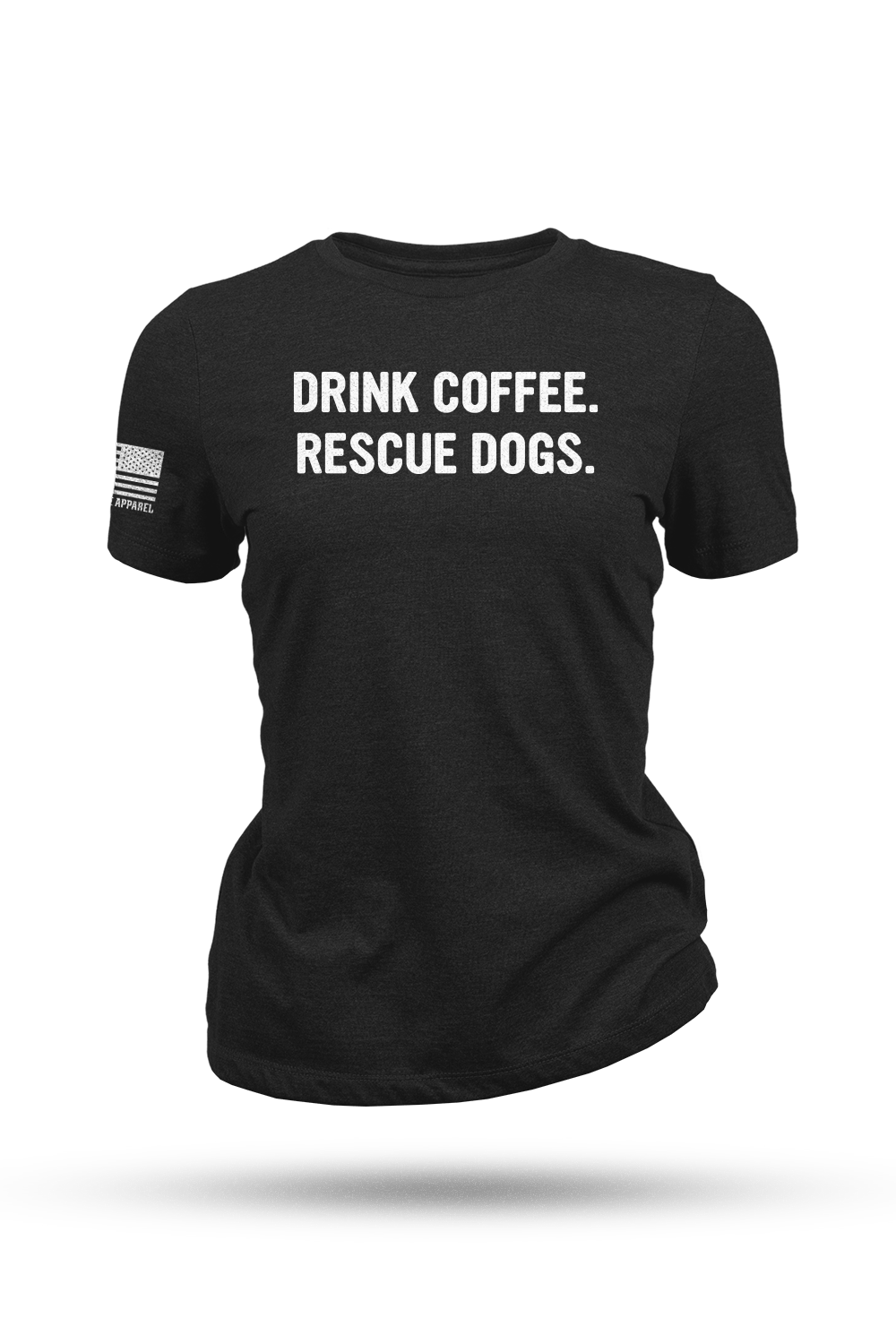 REX - Drink Coffee Rescue Dogs - Women's T-Shirt