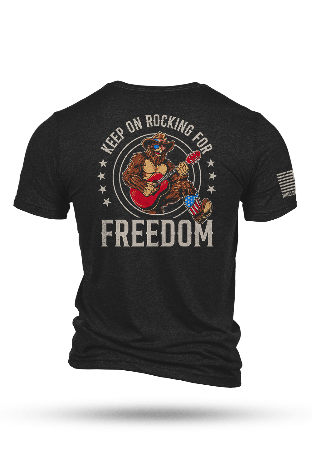 Rockin' Freedom Squatch - T-Shirt