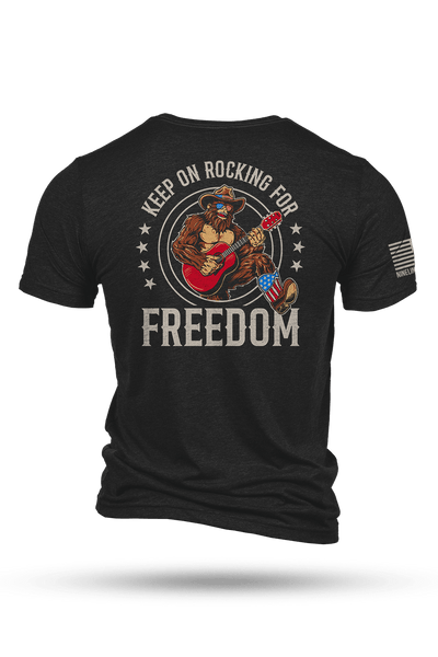 Rockin' Freedom Squatch - T-Shirt