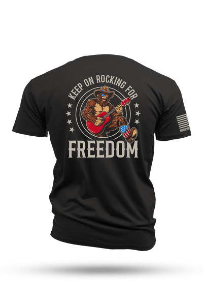 Rockin' Freedom Squatch - T-Shirt