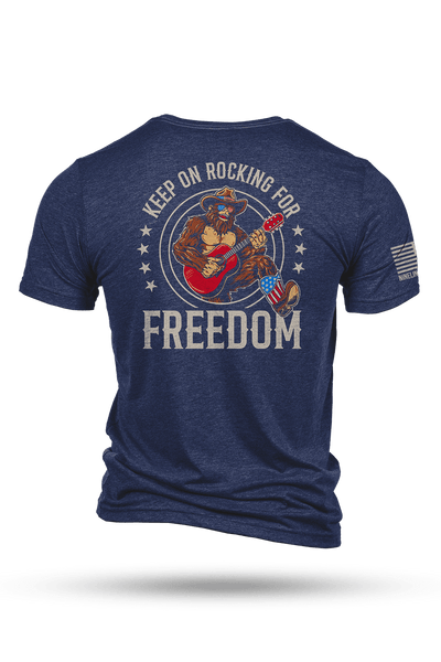 Rockin' Freedom Squatch - T-Shirt