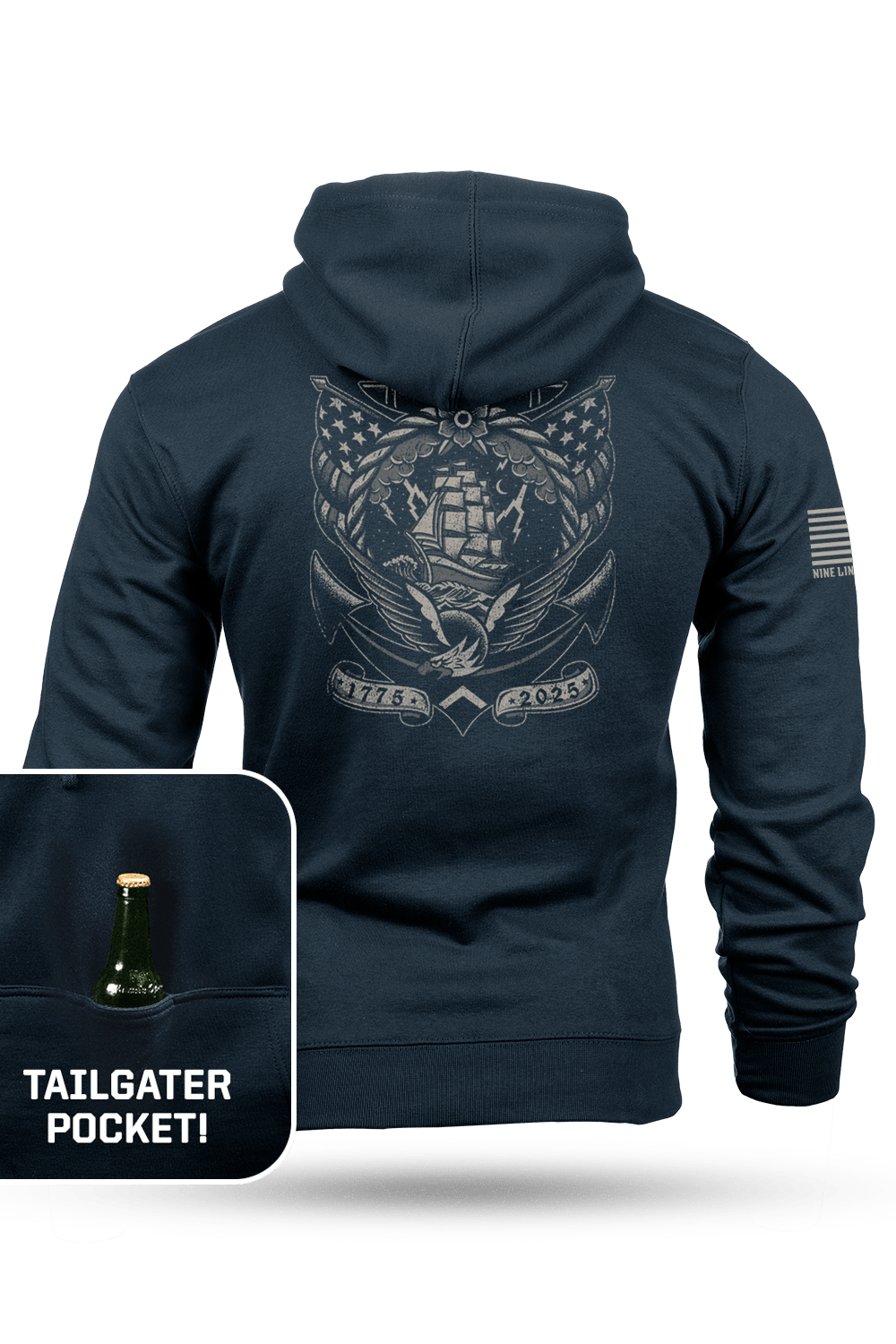 Rough Seas 250th - Tailgater Hoodie