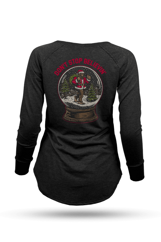 Santa Squatch - Women's Long - Sleeve Shirt