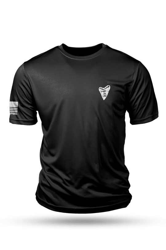 Shark Flag - Moisture Wicking T-Shirt