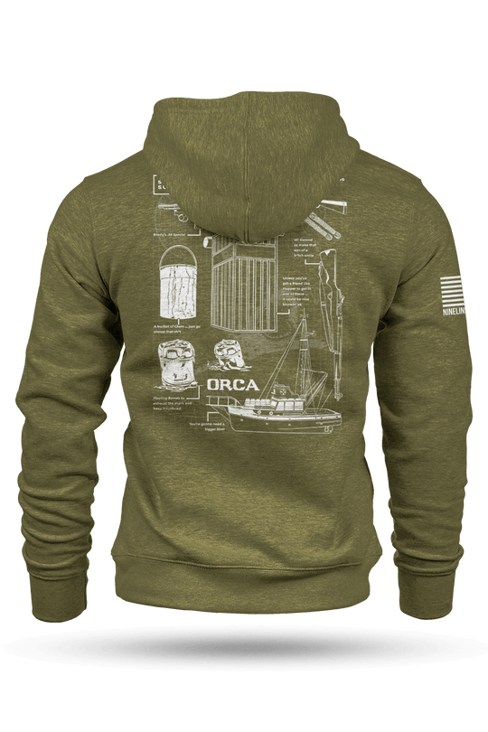 Shark Hunter Schematic - Hoodie