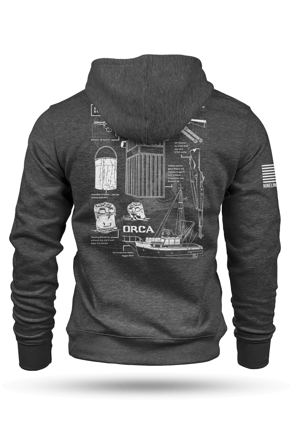 Shark Hunter Schematic - Hoodie