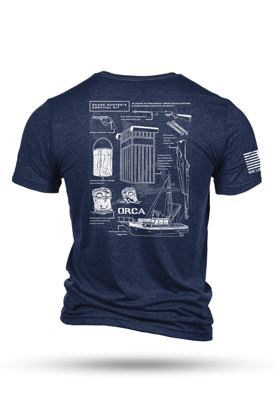 Shark Hunter Schematic - T-Shirt