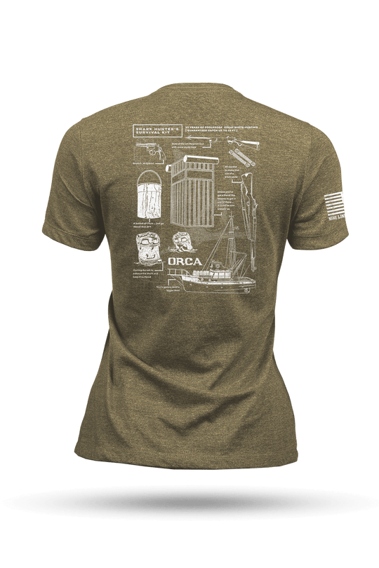 Shark Hunter Schematic - Women's T-Shirt