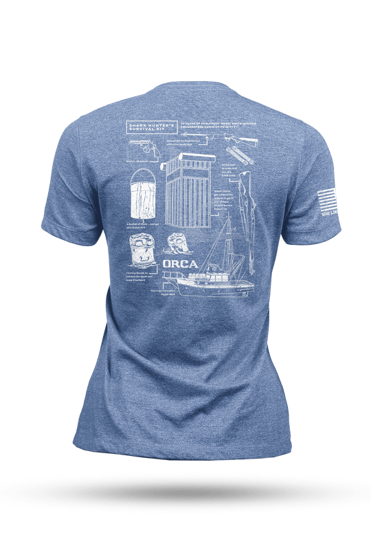 Shark Hunter Schematic - Women's T-Shirt