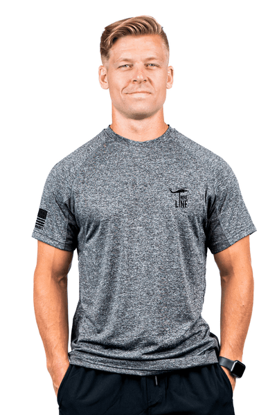 Short-Sleeve Performance Shirt with Dropline Logo