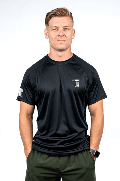 Short-Sleeve Performance Shirt with Dropline Logo
