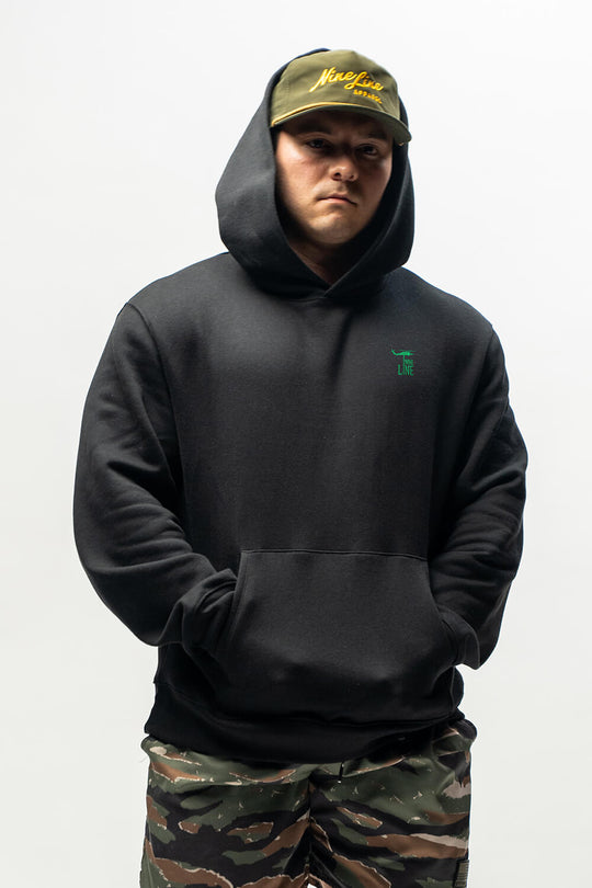 Silicone Dropline Logo - Hoodie (Night Vision Edition)