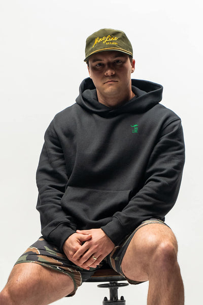 Silicone Dropline Logo - Hoodie (Night Vision Edition)